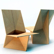 The Folded chair – plain plywood chair