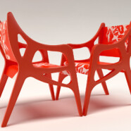 Half-moon lounge chair